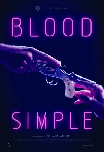 Blood Simple (1985) Men's Colored T-Shirt - idPoster.com