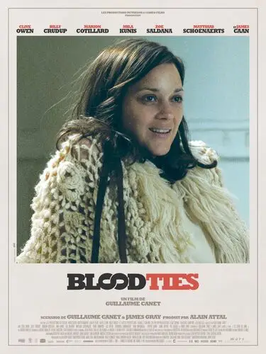 Blood Ties (2013) Women's Colored Hoodie - idPoster.com