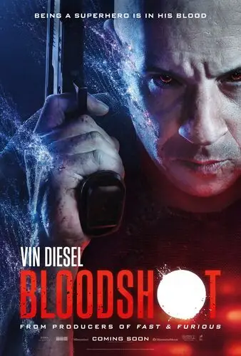 Bloodshot (2020) White T-Shirt - idPoster.com
