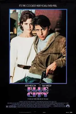 Blue City (1986) White T-Shirt - idPoster.com