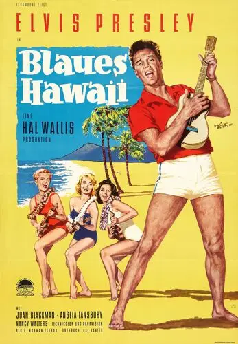 Blue Hawaii (1961) White T-Shirt - idPoster.com