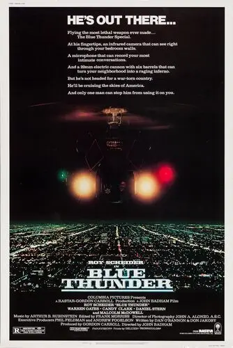 Blue Thunder (1983) White T-Shirt - idPoster.com
