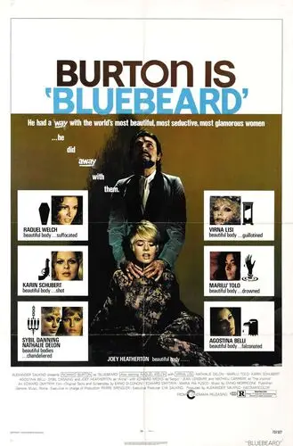 Bluebeard (1972) White T-Shirt - idPoster.com