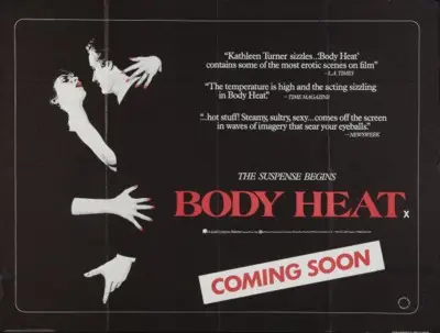 Body Heat (1981) Women's Colored Hoodie - idPoster.com