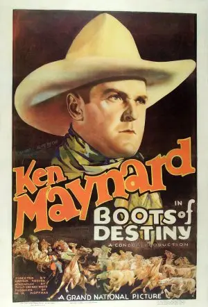 Boots of Destiny (1937) White T-Shirt - idPoster.com