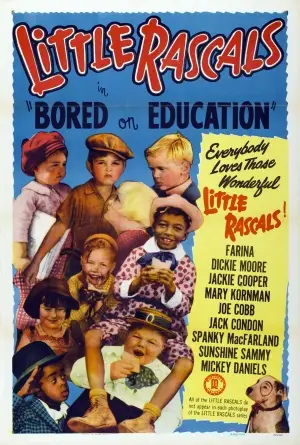 Bored of Education (1936) Women's Colored  Long Sleeve T-Shirt - idPoster.com