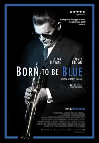 Born to Be Blue (2016) White T-Shirt - idPoster.com