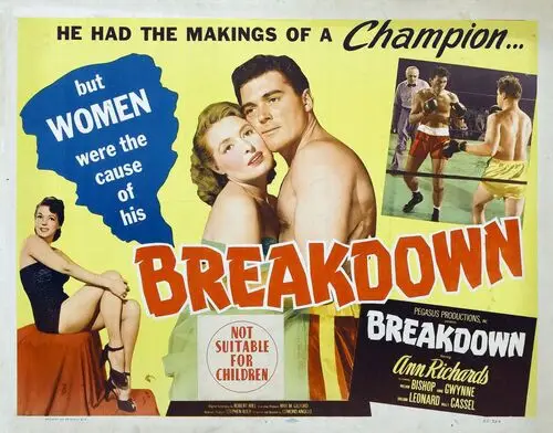 Breakdown (1952) Women's Colored T-Shirt - idPoster.com