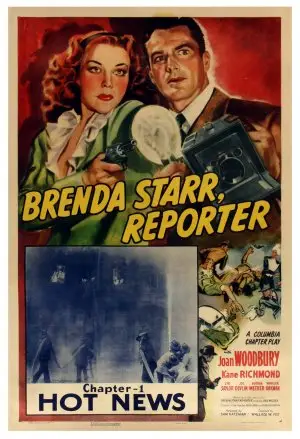 Brenda Starr Reporter (1945) Women's Colored Hoodie - idPoster.com