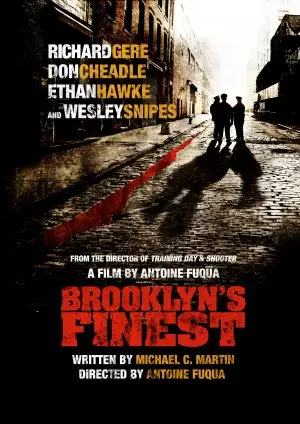 Brooklyns Finest (2009) Men's Colored  Long Sleeve T-Shirt - idPoster.com