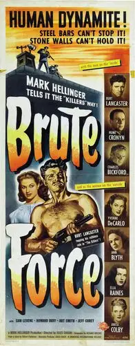 Brute Force (1947) White T-Shirt - idPoster.com