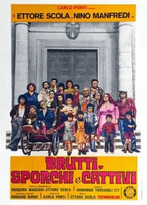 Brutti sporchi e cattivi (1976) Women's Colored  Long Sleeve T-Shirt - idPoster.com