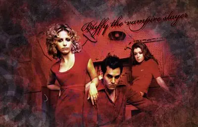 Buffy the Vampire Slayer Men's Colored  Long Sleeve T-Shirt - idPoster.com