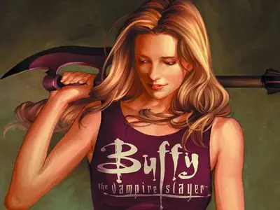 Buffy the Vampire Slayer Women's Colored  Long Sleeve T-Shirt - idPoster.com