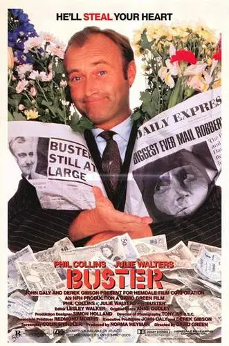Buster (1988) White T-Shirt - idPoster.com