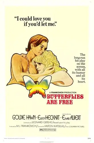 Butterflies Are Free (1972) White T-Shirt - idPoster.com
