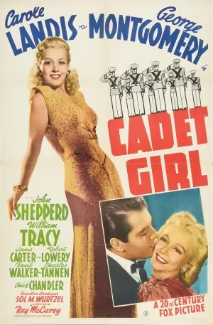 Cadet Girl (1941) Men's Colored  Long Sleeve T-Shirt - idPoster.com