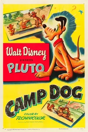 Camp Dog (1950) White T-Shirt - idPoster.com