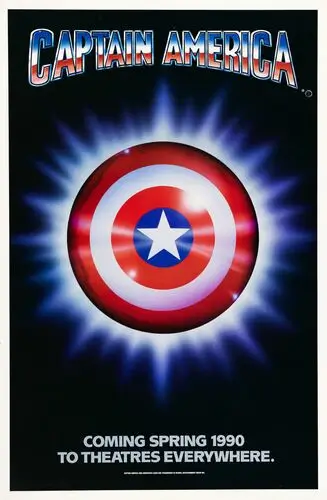 Captain America (1990) White Tank-Top - idPoster.com