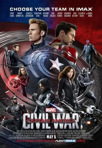 Captain America Civil War (2016) Wall Poster picture 501162