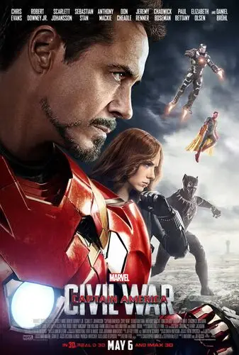 Captain America Civil War (2016) Kitchen Apron - idPoster.com