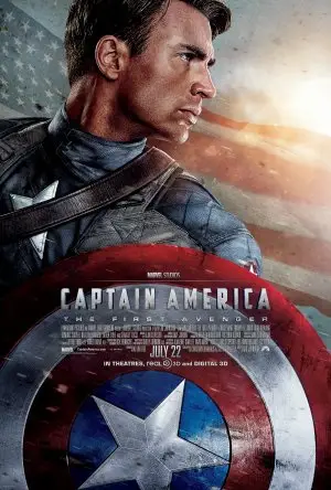 Captain America: The First Avenger (2011) White T-Shirt - idPoster.com