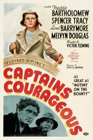 Captains Courageous (1937) Men's Colored  Long Sleeve T-Shirt - idPoster.com
