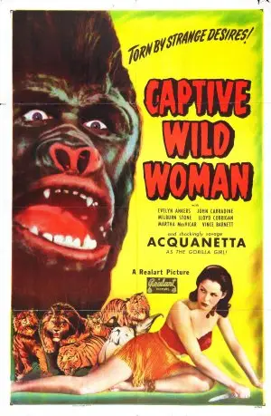 Captive Wild Woman (1943) White T-Shirt - idPoster.com