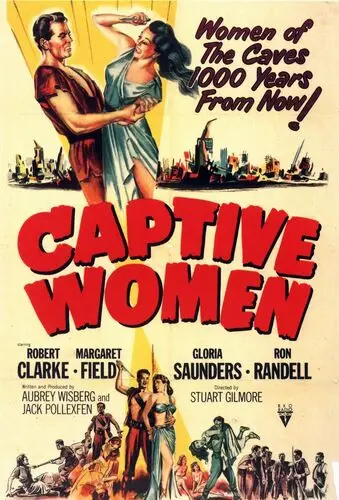 Captive Women (1952) Women's Colored  Long Sleeve T-Shirt - idPoster.com