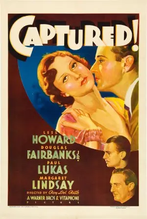 Captured! (1933) Men's Colored Hoodie - idPoster.com
