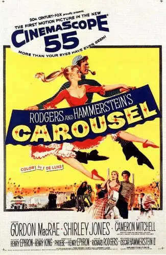 Carousel (1956) Drawstring Backpack - idPoster.com