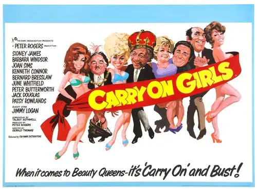 Carry on Girls (1973) White T-Shirt - idPoster.com