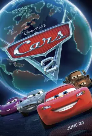 Cars 2 (2011) Men's Colored Hoodie - idPoster.com