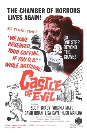 Castle of Evil (1966) Women's Colored  Long Sleeve T-Shirt - idPoster.com