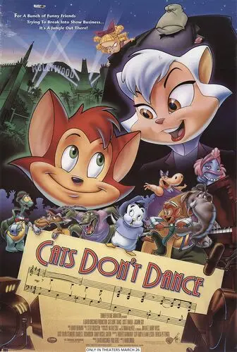 Cats Don't Dance (1997) Men's Colored T-Shirt - idPoster.com