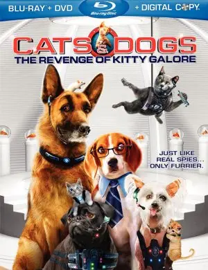 Cats n Dogs: The Revenge of Kitty Galore (2010) White T-Shirt - idPoster.com