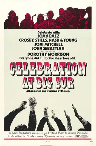 Celebration at Big Sur (1971) Men's Colored Hoodie - idPoster.com