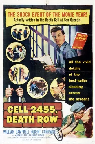 Cell 2455 Death Row (1955) White Tank-Top - idPoster.com