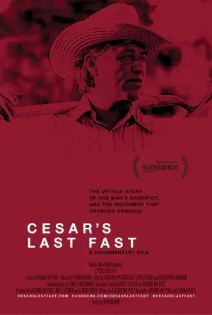 Cesar's Last Fast (2014) White T-Shirt - idPoster.com