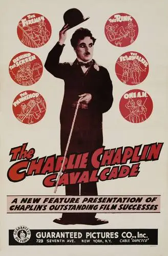 Charlie Chaplin Cavalcade (1938) Men's Colored T-Shirt - idPoster.com