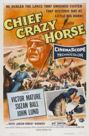 Chief Crazy Horse (1955) White T-Shirt - idPoster.com