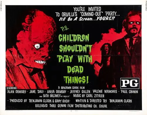 Children Shouldn't Play with Dead Things (1972) Protected Face mask - idPoster.com