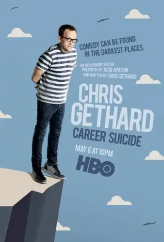 Chris Gethard Career Suicide 2017 White T-Shirt - idPoster.com