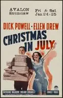 Christmas in July (1940) posters and prints