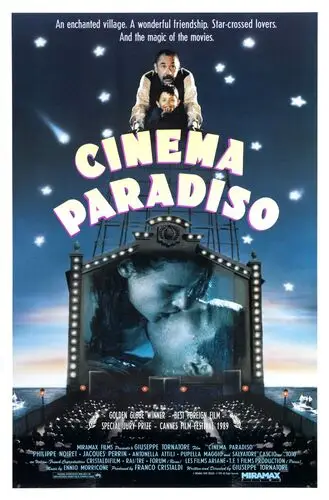 Cinema Paradiso (1990) Women's Colored T-Shirt - idPoster.com