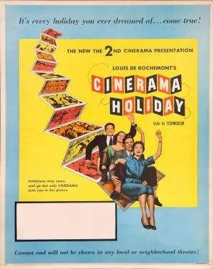 Cinerama Holiday (1955) Men's Colored T-Shirt - idPoster.com