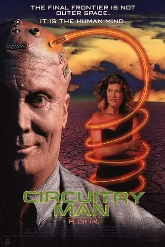 Circuitry Man (1990) White T-Shirt - idPoster.com