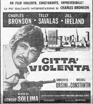 Citta violenta (1970) White T-Shirt - idPoster.com