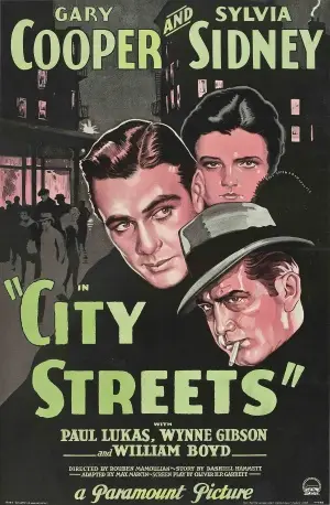 City Streets (1931) Men's Colored  Long Sleeve T-Shirt - idPoster.com