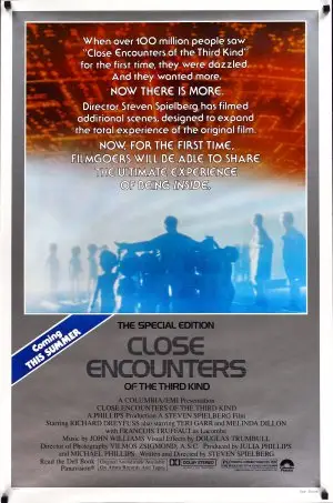 Close Encounters of the Third Kind (1977) Men's Colored  Long Sleeve T-Shirt - idPoster.com